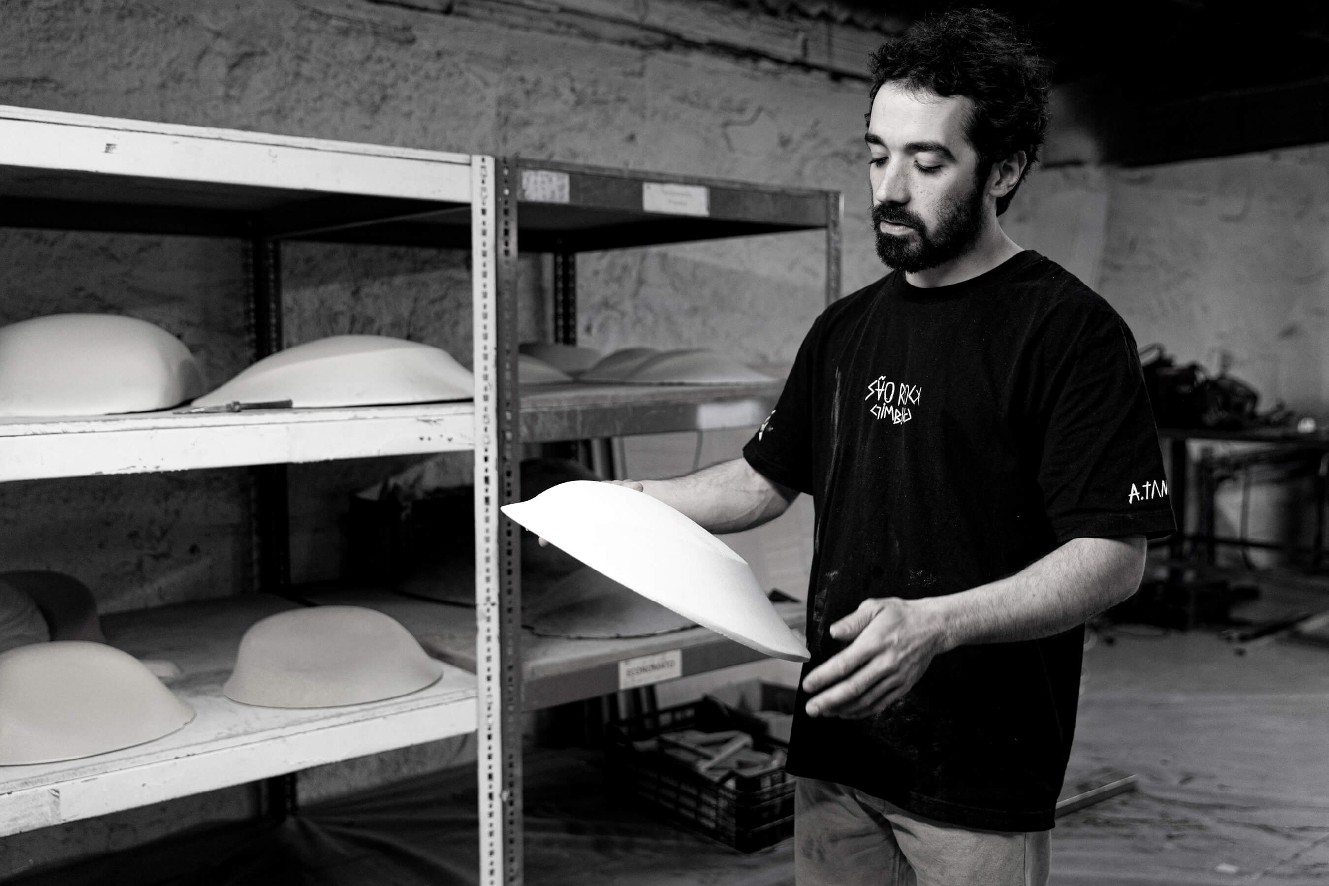 André Rainha a mostrar uma presa da creme