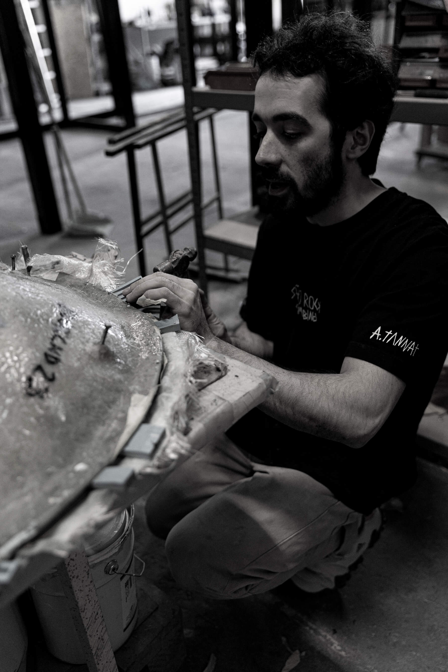 André Rainha a desenformar uma presa