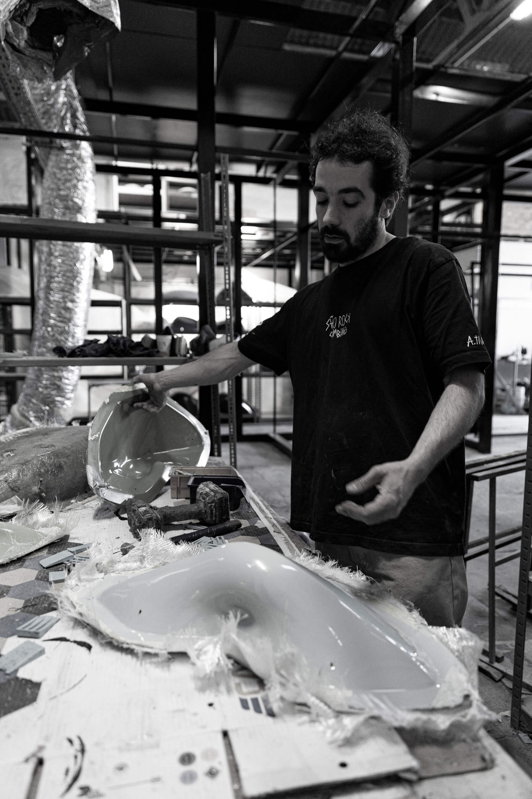 André Rainha a desenformar uma presa